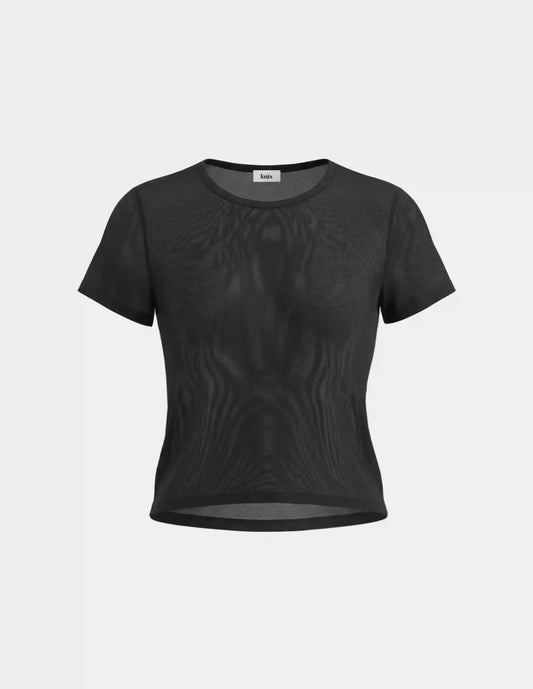 Mesh Short Sleeve Top