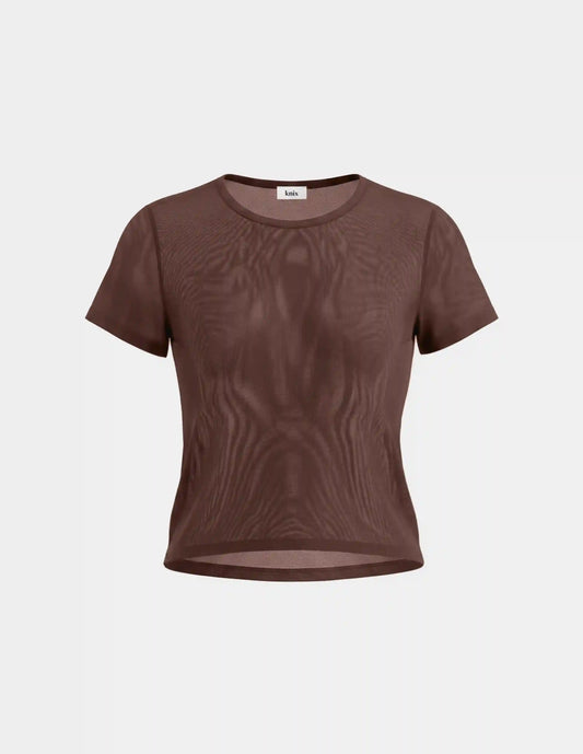 Mesh Short Sleeve Top