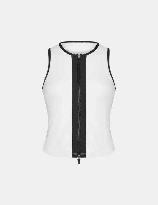 Sculpt Zip Up Tankini