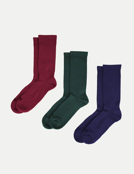 Men's Non-Stop Crew Socks 3-Pack