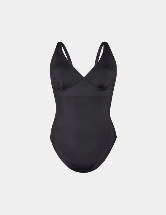 Deep V One Piece Swimsuit