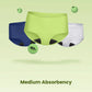 Teen Leakproof UltraThin No-Show Boyshort 3-Pack
