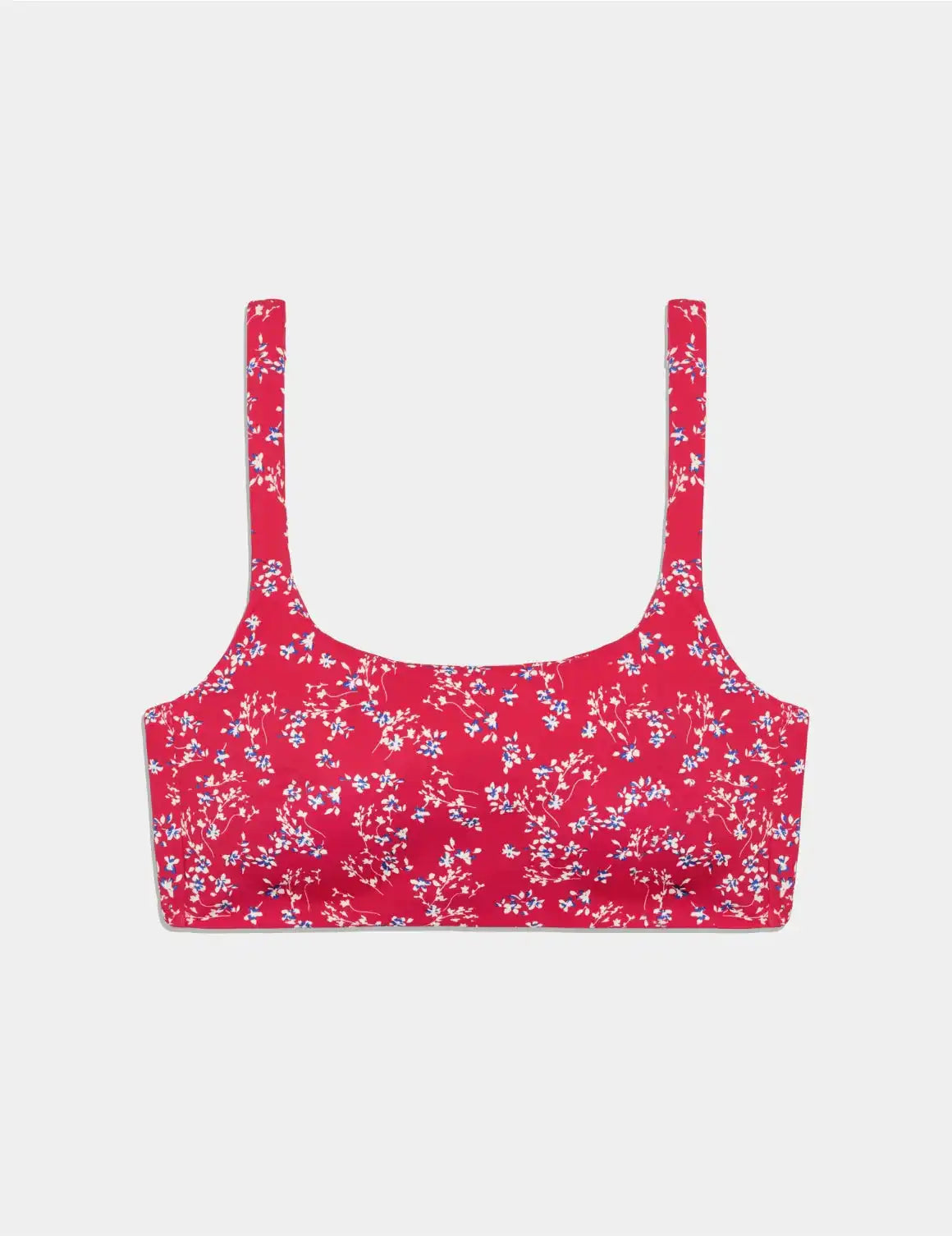 Teen Square Neck Scoop Bikini Top