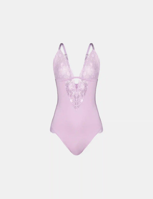 The Elain Lace Thong Bodysuit