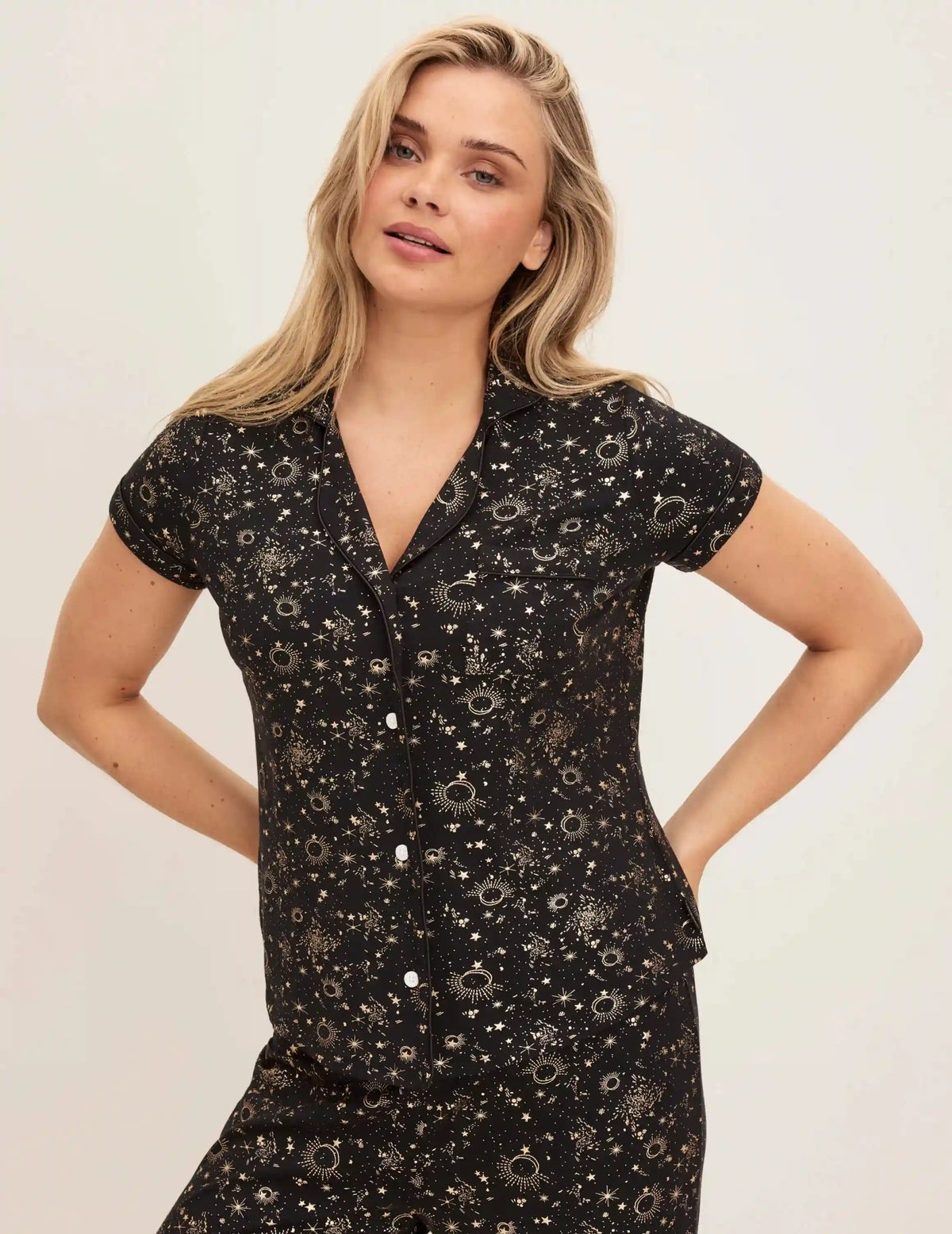 Modal Short Sleeve Top and Pant Set
