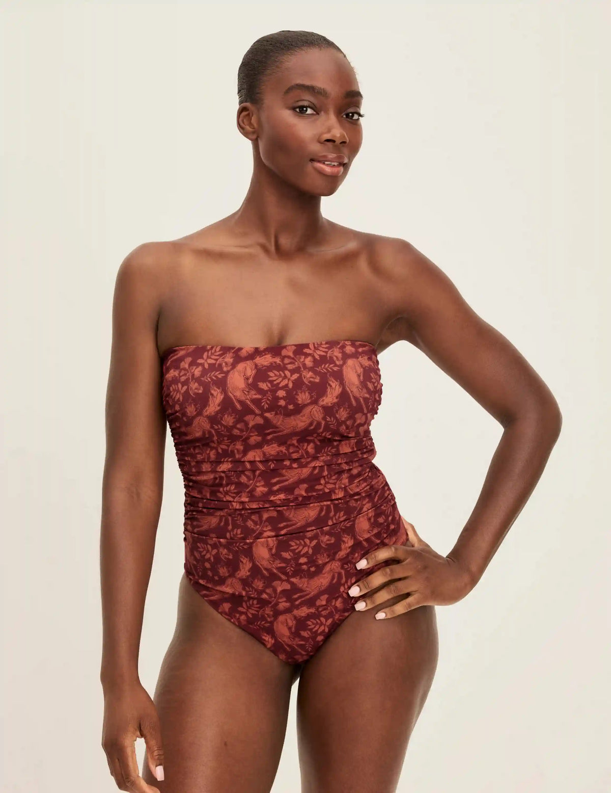 Sculpt Ruched One Piece Swimsuit