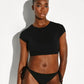 Sculpt Short Sleeve Swim Top