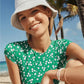 Teen High Tide Cropped Swim Top
