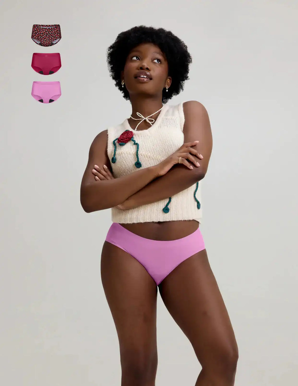 Teen Light Leakproof No-Show Boyshort 3-Pack