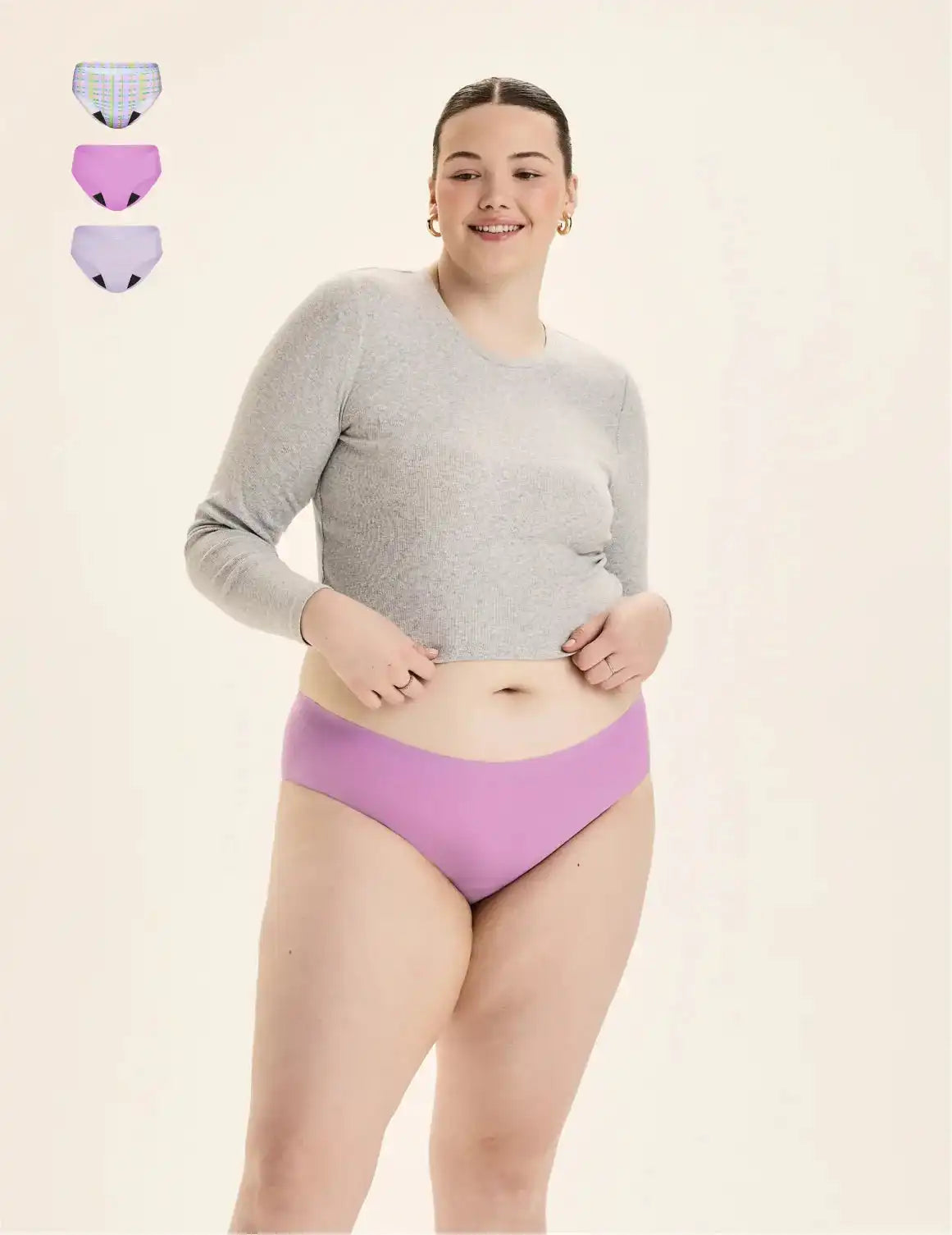 Teen Super Leakproof® No-Show Bikini 3-Pack - Last Call