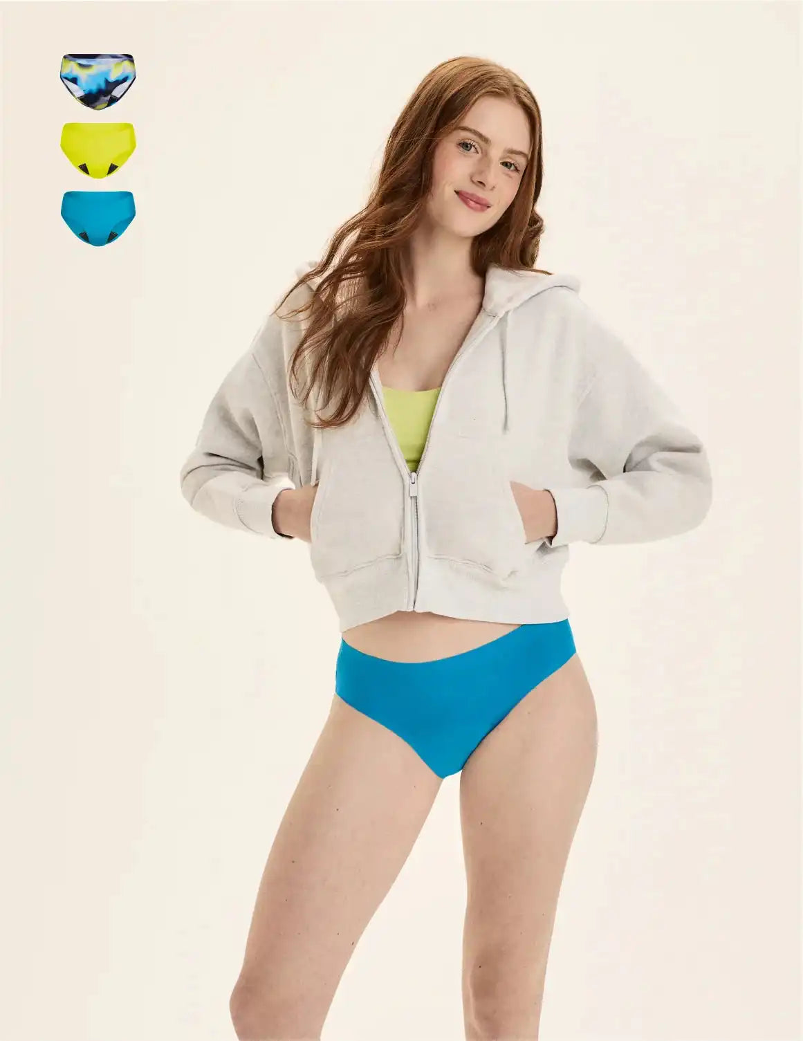 Teen Leakproof UltraThin No-Show Bikini 3-Pack