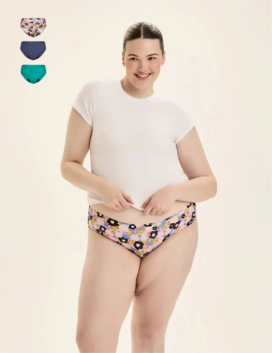 Teen Leakproof UltraThin No-Show Bikini 3-Pack - Last Call