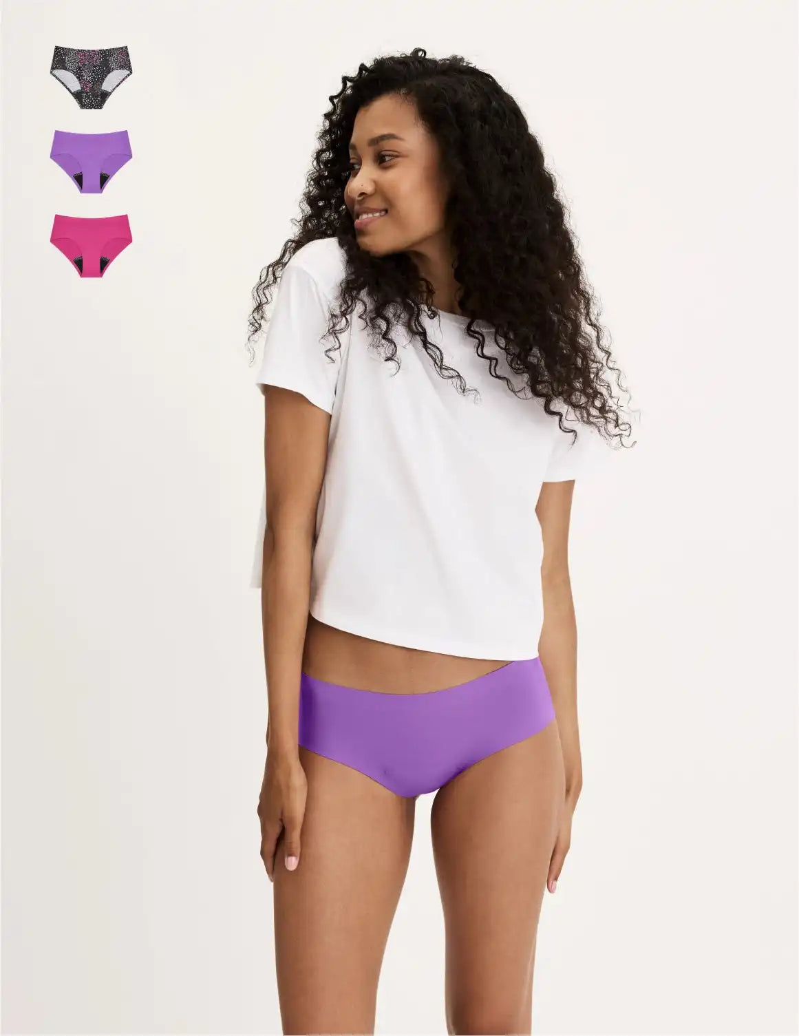Teen Leakproof UltraThin No-Show Boyshort 3-Pack
