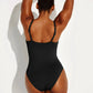 Leakproof Sculpt Deep V One Piece Swimsuit
