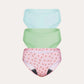 Teen Leakproof UltraThin No-Show Bikini 3-Pack