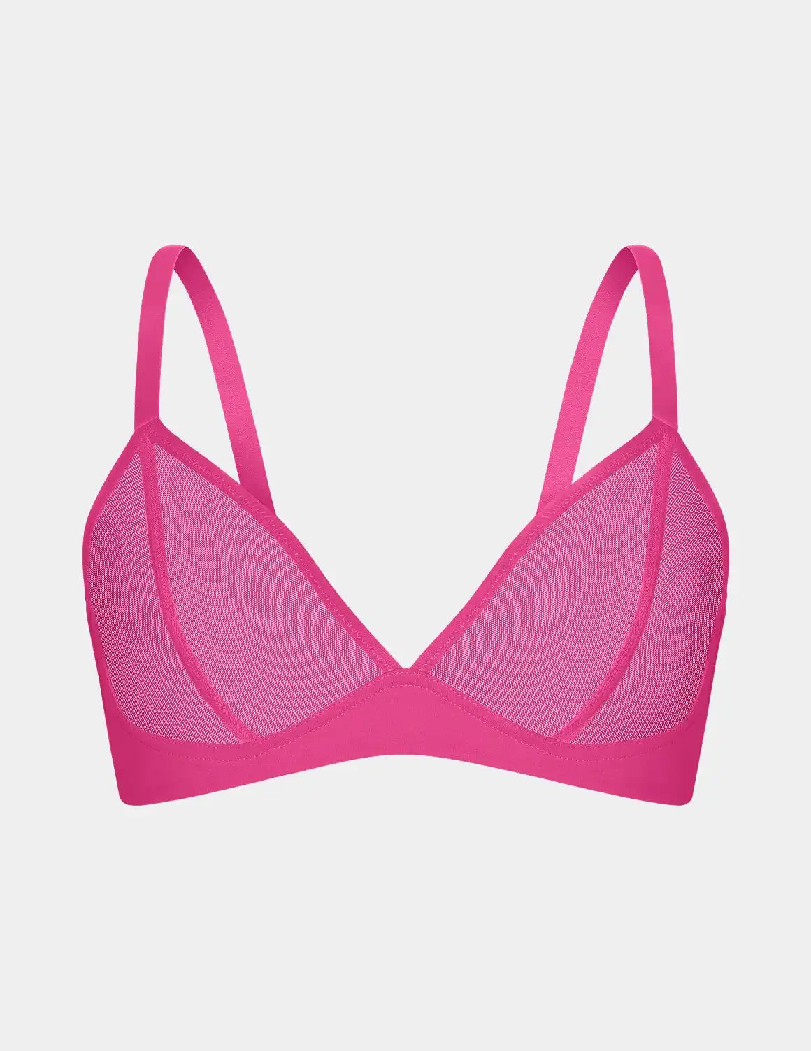 Mesh Deep V Bra
