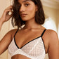 Mesh Deep V Bra
