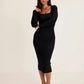 SculptRib™ Cotton Long Sleeve Top