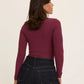 SculptRib™ Cotton Long Sleeve Top