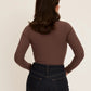 SculptRib™ Cotton Long Sleeve Top