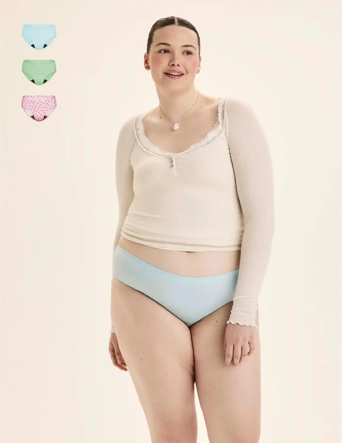 Teen Super Leakproof® No-Show Bikini 3-Pack - Last Call
