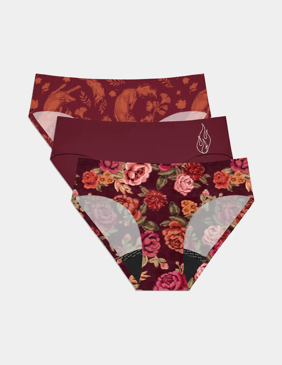 Leakproof UltraThin No-Show Bikini 3-Pack